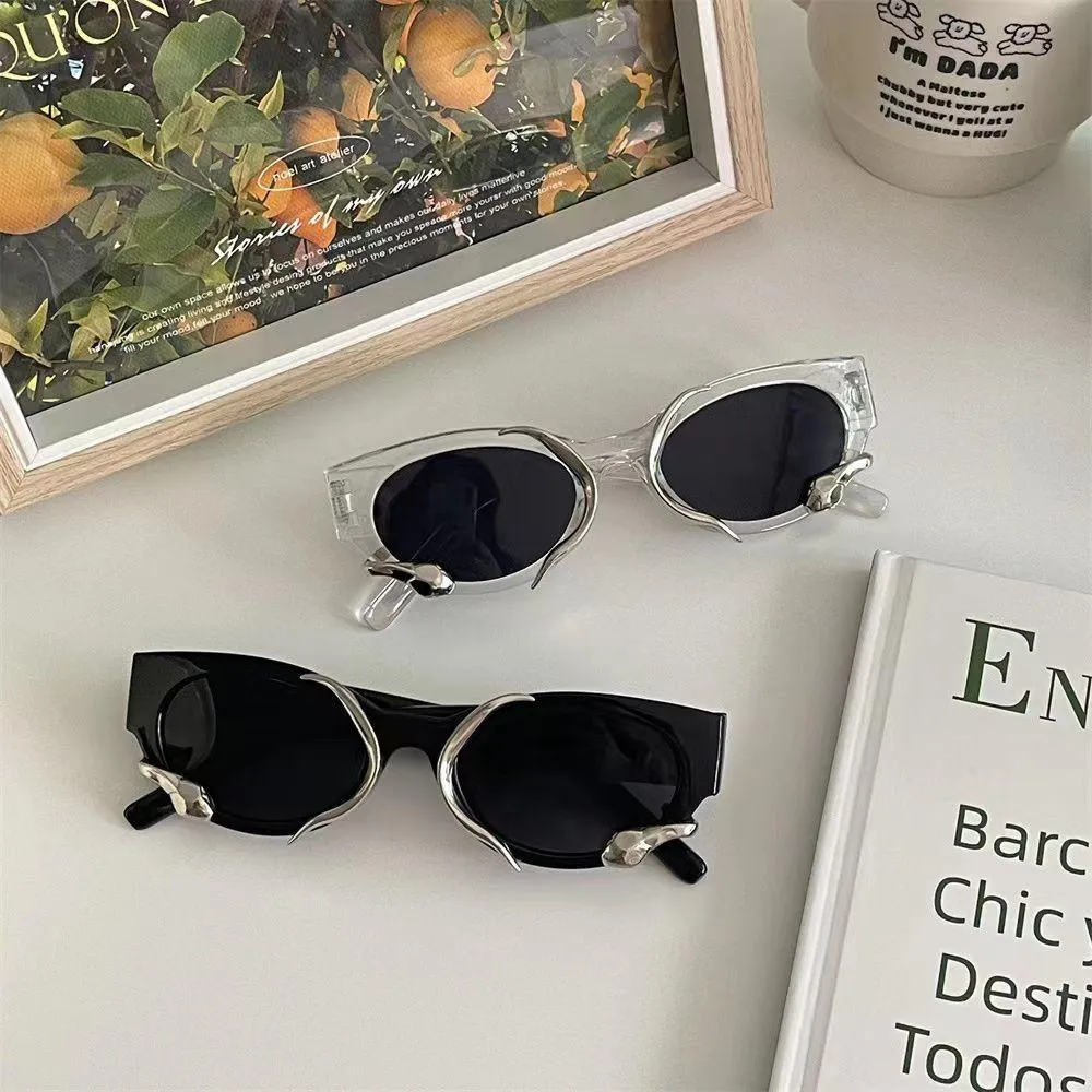 Retro Oval Frame UV Protection Sunglasses