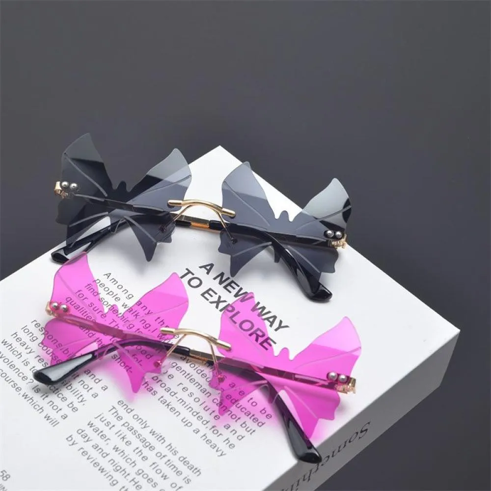 Purple Butterfly Anime Style Sunglasses