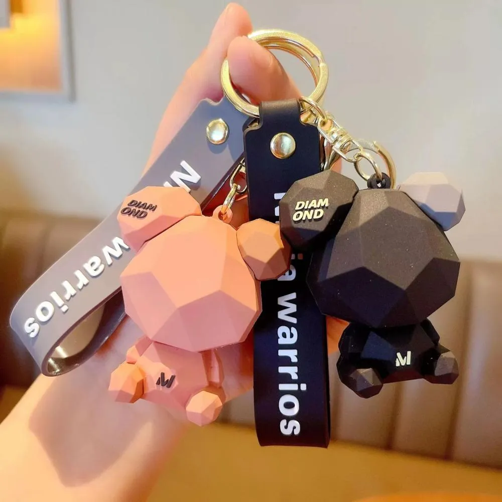 Cute Cartoon Bear Keychain Car Accessory